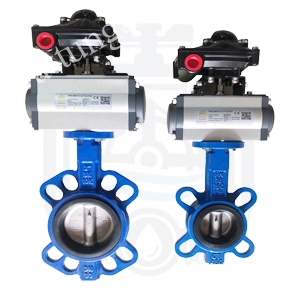 Van bướm đóng mở khí nén kèm APL